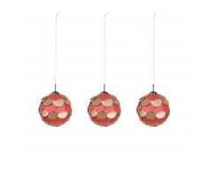 Set Felicita bolas decorativas rojo