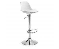 Taburete Orlando-T, blanco