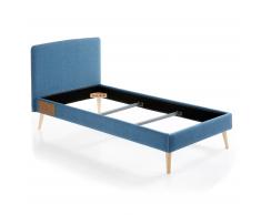 Cama Dyla 90 x 190 cm azul oscuro