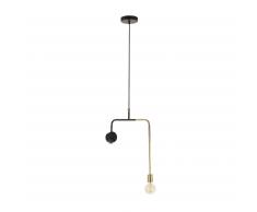 Lámpara de techo Wick 46 cm negro
