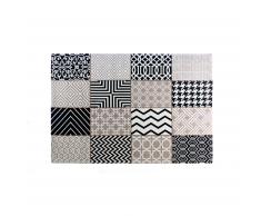 Alfombra Steppe, gris oscuro