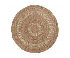 Alfombra Saht Ø 150 cm natural