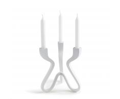 Candelabro Tasky, blanco