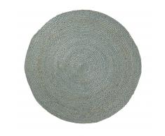 Alfombra Doc Ø 100 cm azul