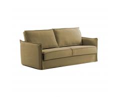 Sofá cama Samsa 140 cm visco marrón