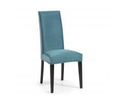 Silla Freda terciopelo turquesa