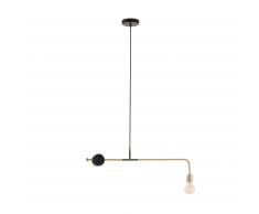 Lámpara de techo Wick 80 cm negro