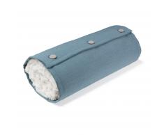 Manta cojín Roll azul
