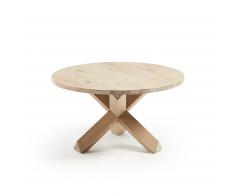 Mesa de centro Lotus Ø 65 cm madera
