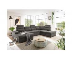 JUSTyou Santa Clarita Sofa modulare Marron
