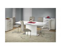 JUSTyou Mesa Elias Blanco Brillante 180x90x76