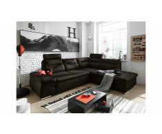 JUSTyou California Sofá esquinero Marrón