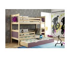 JUSTyou Leon Litera Pino Morado 80x185 cm