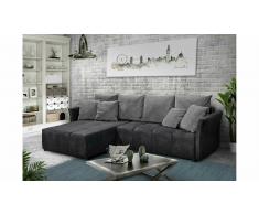 JUSTyou Phoenix Sofá esquinero Antracita