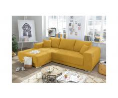JUSTyou Ohio Sofá esquinero Amarillo