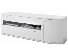 JUSTyou Mirales Mueble TV Blanco brillante | Blanco