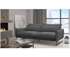 JUSTyou Ezio Sofá individuale Nubuck Grafito