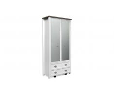 JUSTyou Cadeau Armario de pasillo Blanco Roble