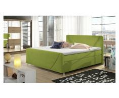 JUSTyou Velvet Cama Box Spring Verde 180x200