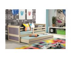 JUSTyou Lora con cama supletoria Cama Pino Grafito