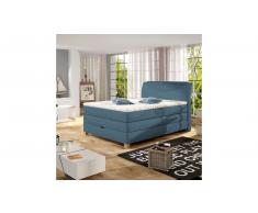 JUSTyou Santino Cama Box Spring Azul 140x200