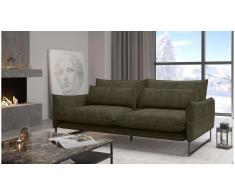 JUSTyou Ezio Sofá individuale Cuero auténtico Grafito