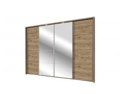 JUSTyou Amadora Armario puerta deslizante Roble