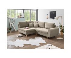 JUSTyou North Carolina Sofá esquinero Crema