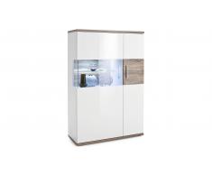 JUSTyou Indio Aparadores altos Blanco | Stirling Roble