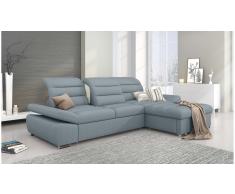 JUSTyou Helia Sofa esquinero Azul Tejido estructurado