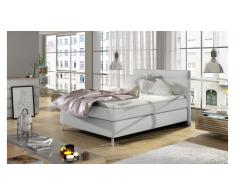 JUSTyou Cosy Cama Blanco Cuero sintético 140x200