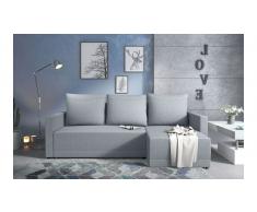 JUSTyou Kaori Sofa esquinero Gris Tejido estructurado