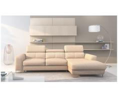 JUSTyou Adelia Sofa esquinero Beige Velour