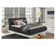 JUSTyou Tessa Cama tapizada Grafito 140x200