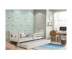 JUSTyou Ola con cama supletoria Cama Blanco