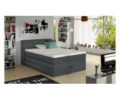 JUSTyou Aqua Cama Box Spring Antracita 120x200