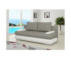 JUSTyou Milo Sofá Cama Blanco Gris
