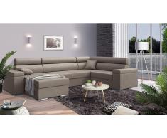 JUSTyou Coretta Conjunto de Sofa esquinero Marron