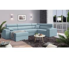 JUSTyou Coretta Conjunto de Sofa esquinero Azul