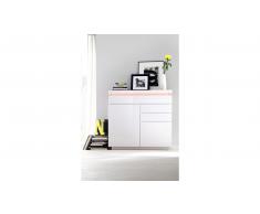 JUSTyou Anabella VI Aparadores altos Blanco brillante