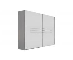 JUSTyou Louise Armario puerta deslizante Blanco