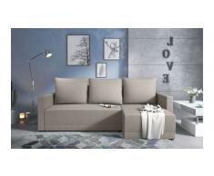 JUSTyou Kaori Sofa esquinero Beige Tejido estructurado