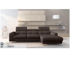 JUSTyou Adelia Sofa esquinero Marron Velour