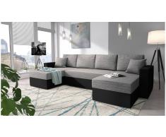 JUSTyou Rubicon Sofa modulare Negro Cuero sintetico