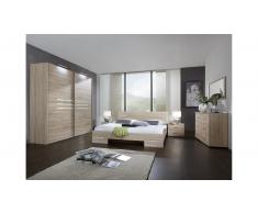JUSTyou Louise Conjunto de dormitorio Roble Sonoma