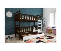 JUSTyou Tobi Litera Wengue Blanco 80x160 cm