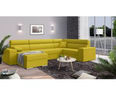 JUSTyou Coretta Conjunto de Sofa esquinero Amarillo