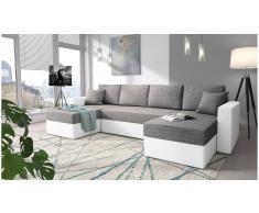 JUSTyou Rubicon Sofa modulare Gris Cuero sintetico