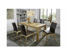 JUSTyou Aaron Mesa de comedor Roble silvestre