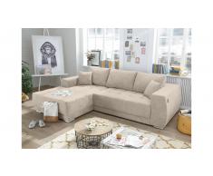 JUSTyou Ohio Sofá esquinero Café